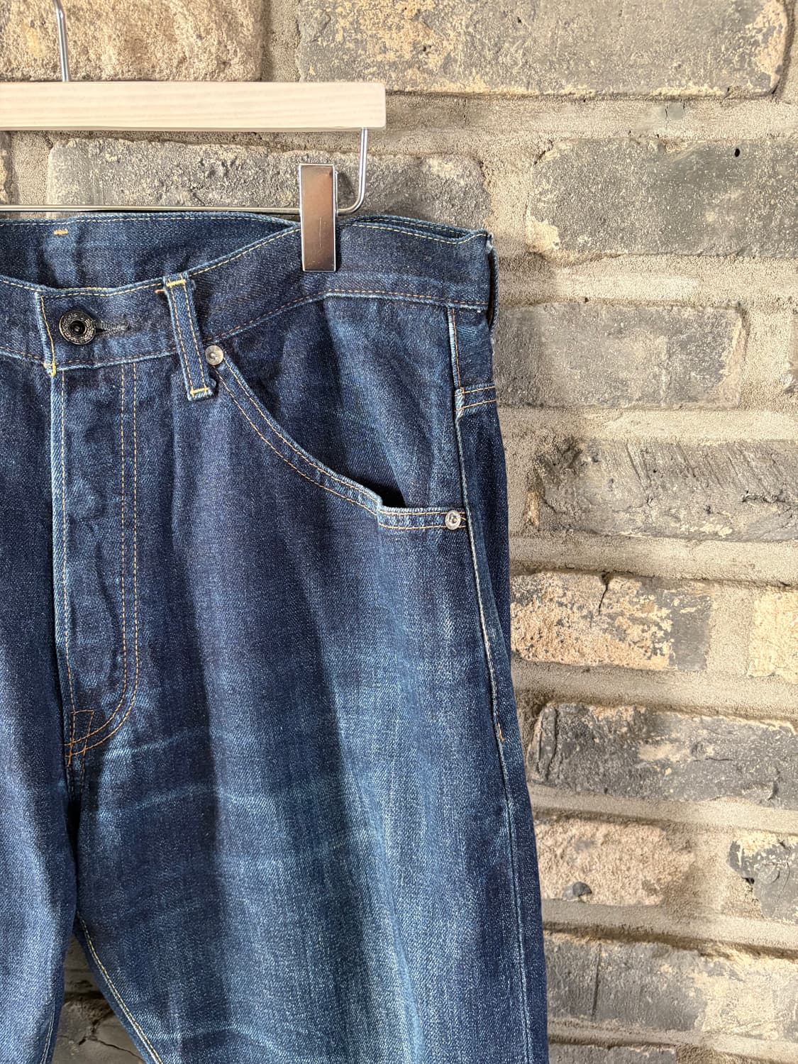 A Bathing Ape Embroidered Ape Logo Denim 상품이미지4
