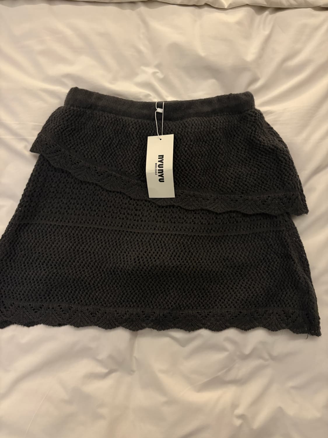 뉴뉴 니트 프릴스커트 새상품 상품이미지3