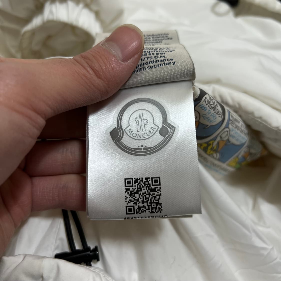 몽클레어 테니스와펜 퍼후드 구스다운 패딩 점퍼 [화이트] 3사이즈 상품이미지8