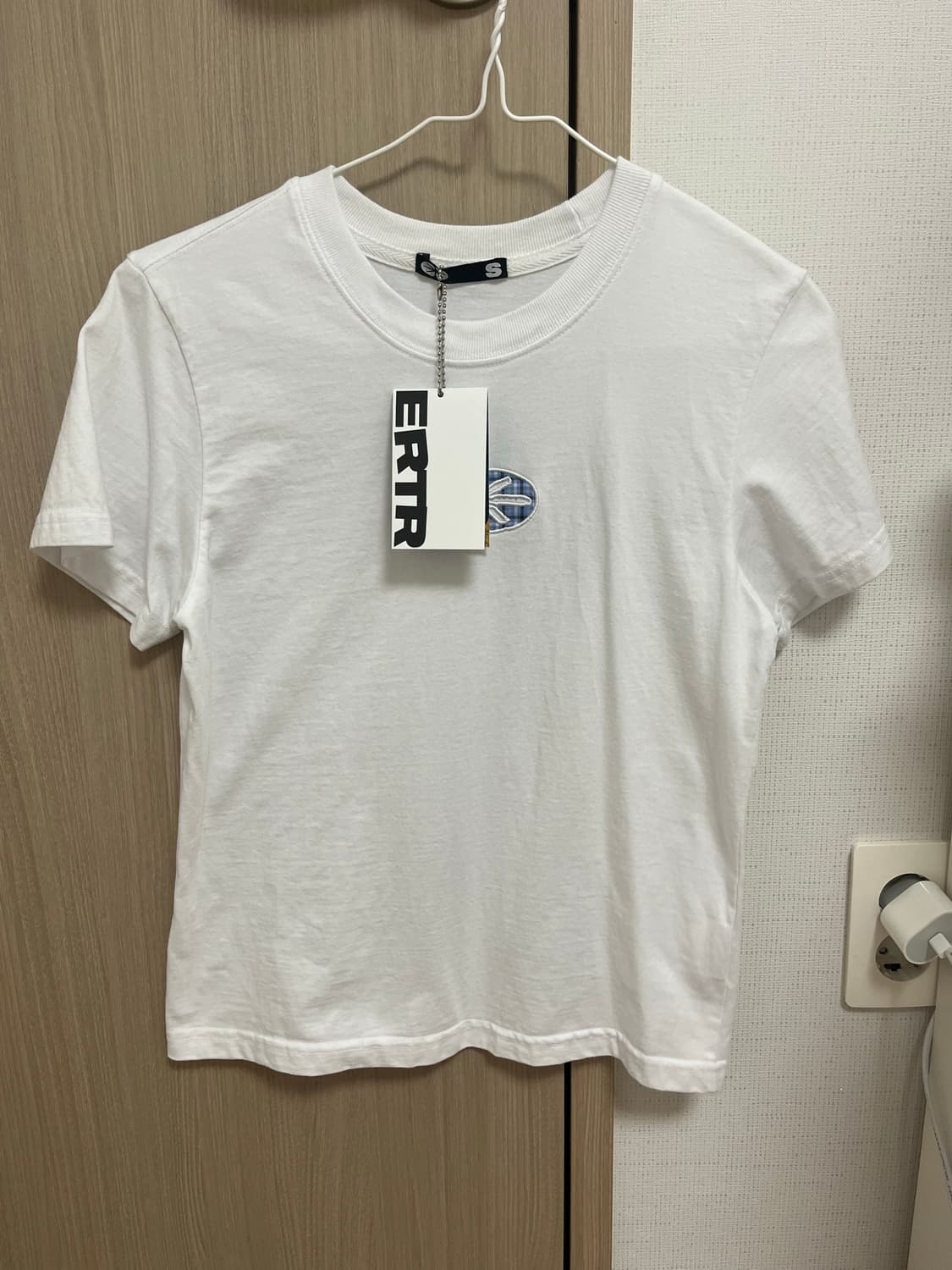 ERTR Star Logo Check  T-Shirt 상품이미지4