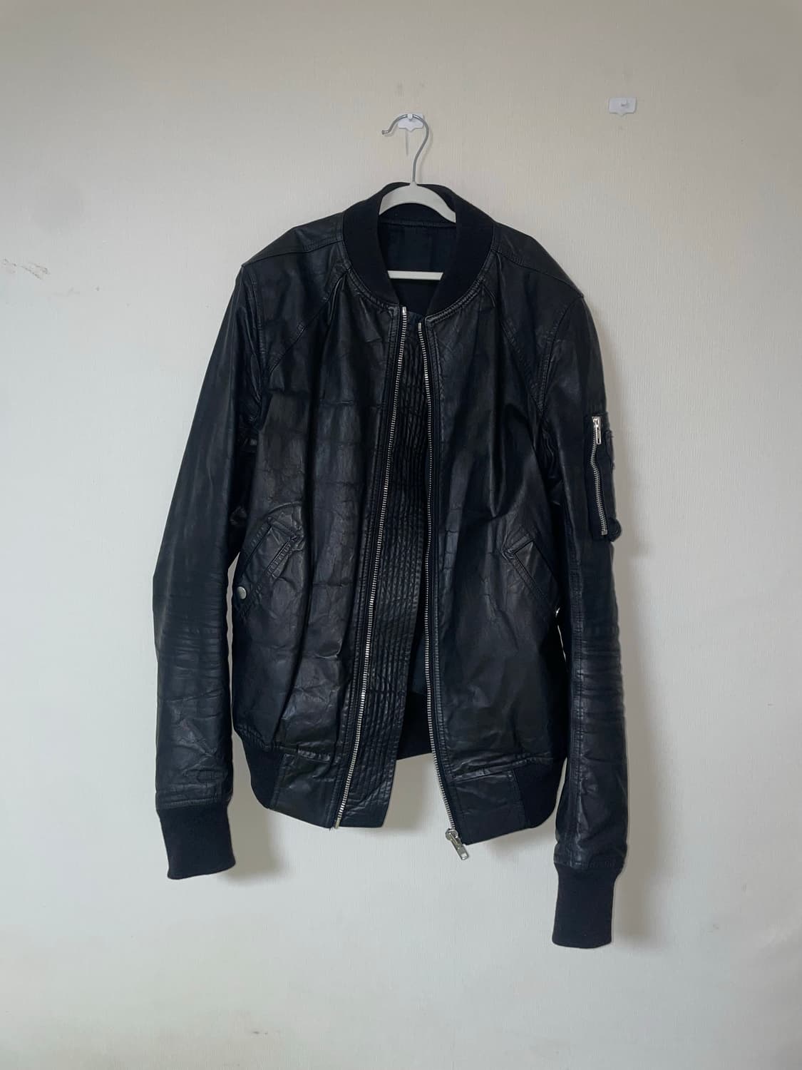릭오웬스 레더자켓 / 사이즈 50 상품이미지3