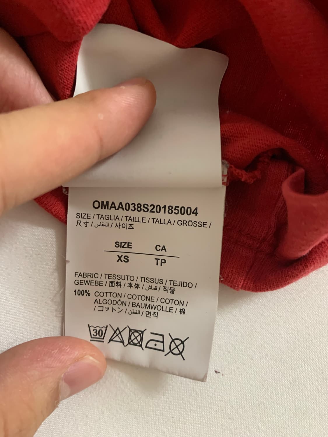 오프화이트 반팔티 상품이미지5