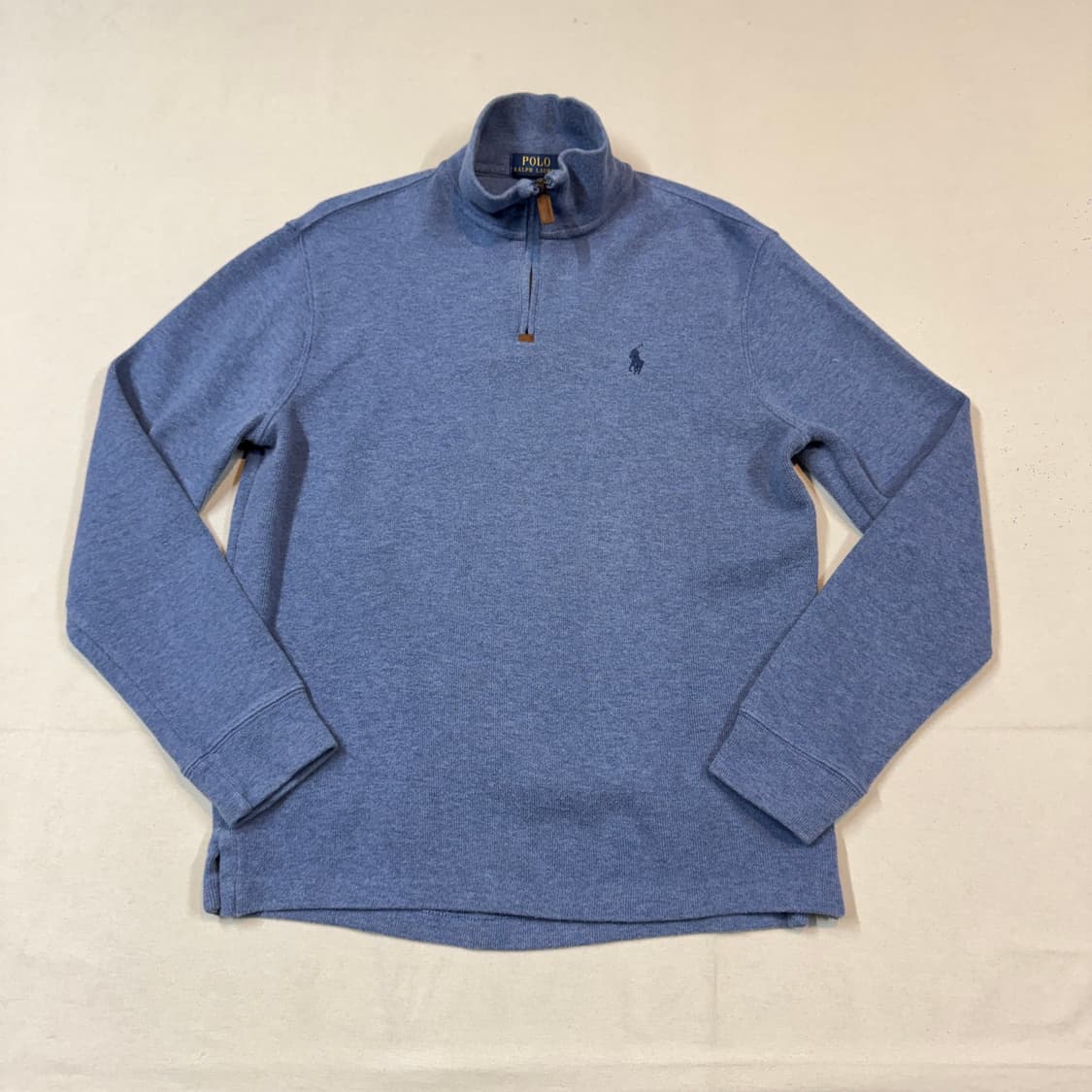 S) 폴로 랄프로렌 반집업 풀오버 코튼 니트 하늘색 소라색 상품이미지1