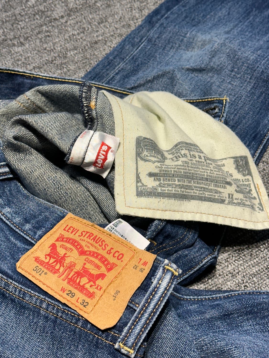 Levi‘s 501 W29 L32 상품이미지5
