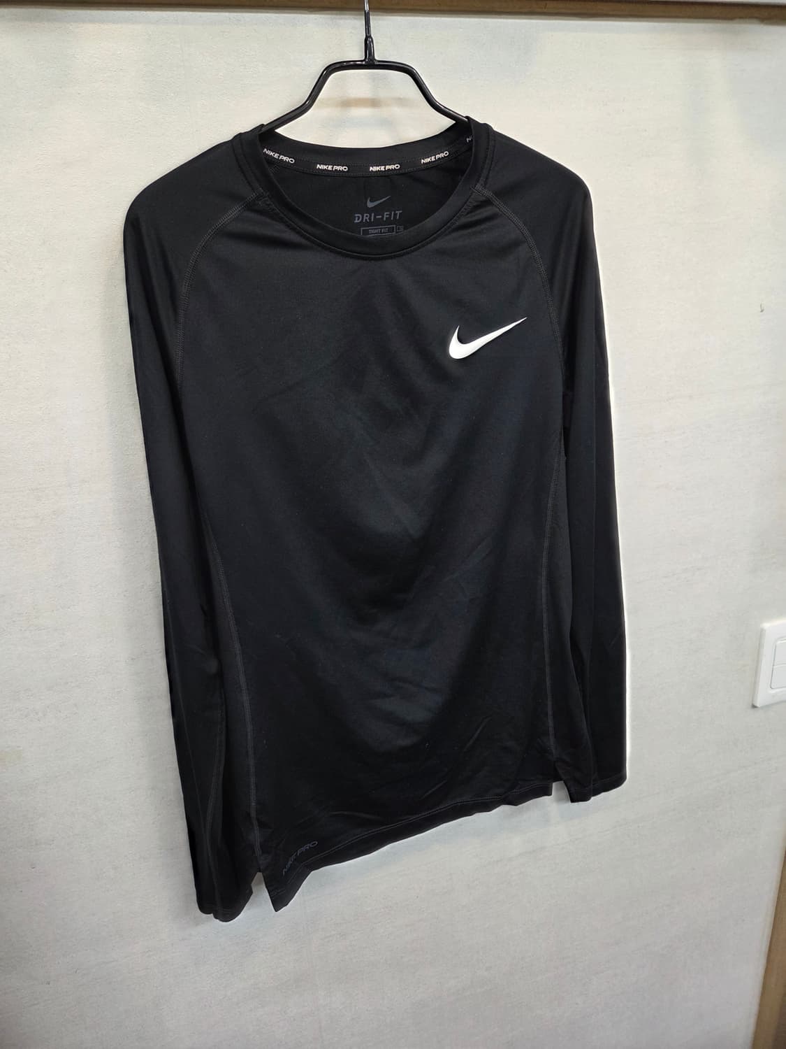 나이키 프로 타이트핏 옆트임 기능성 긴팔 m 상품이미지7