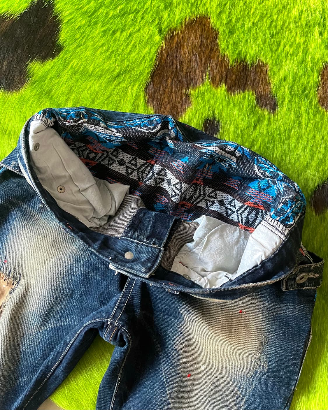Jpn Vintage Double Layered Denim Jeans 상품이미지6