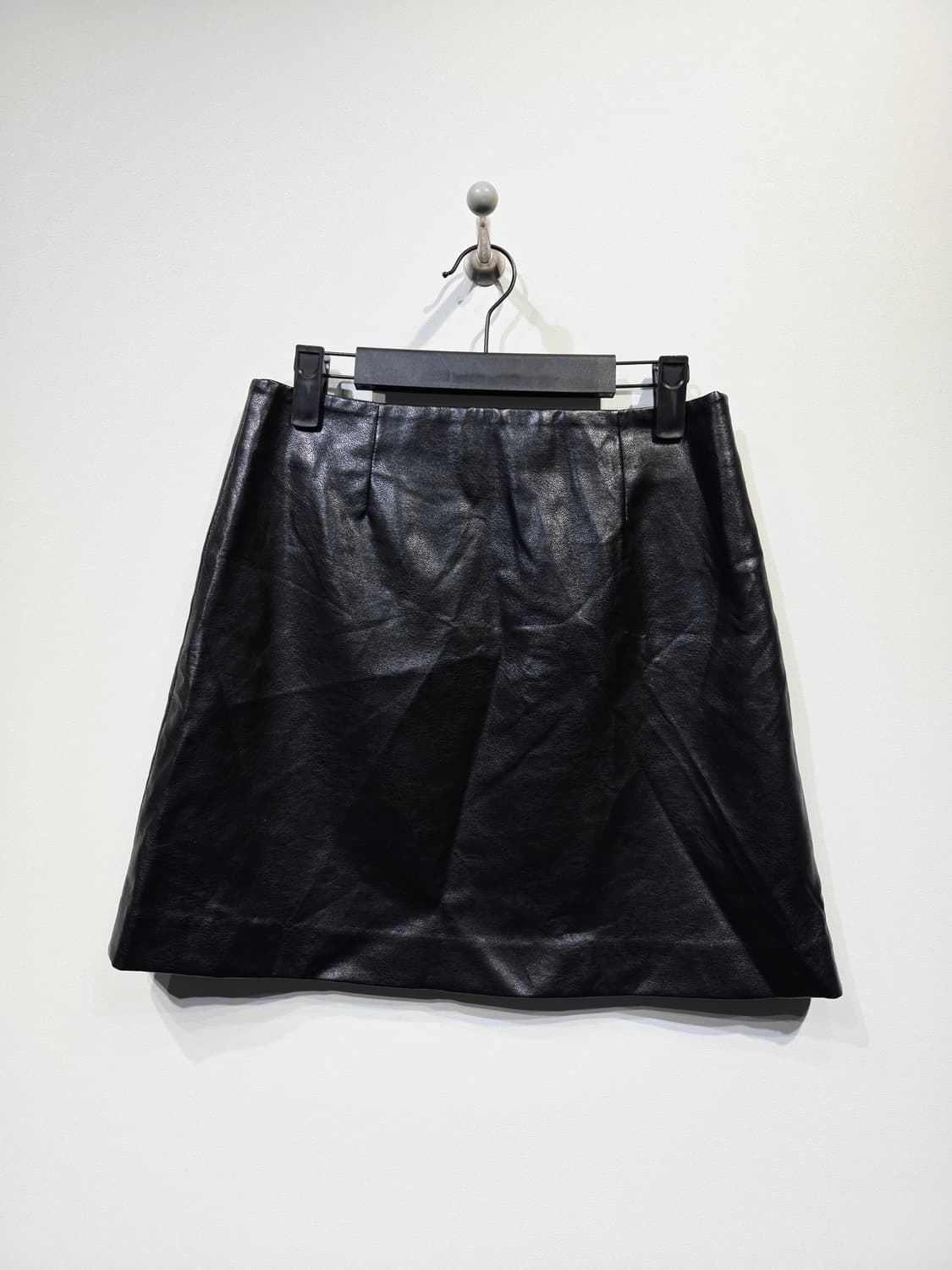 MONGDOL 몽돌 비건 레더 미니 스커트 상품이미지2