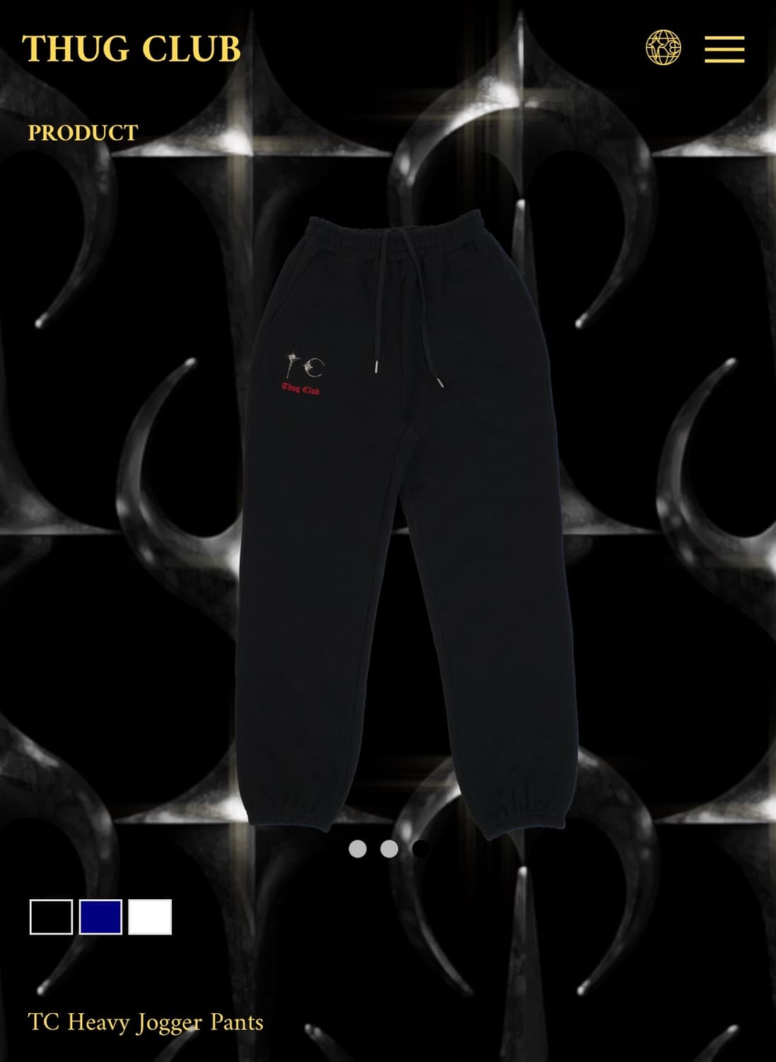 떠그클럽 TC조거팬츠 블랙 1사이즈 상품이미지1