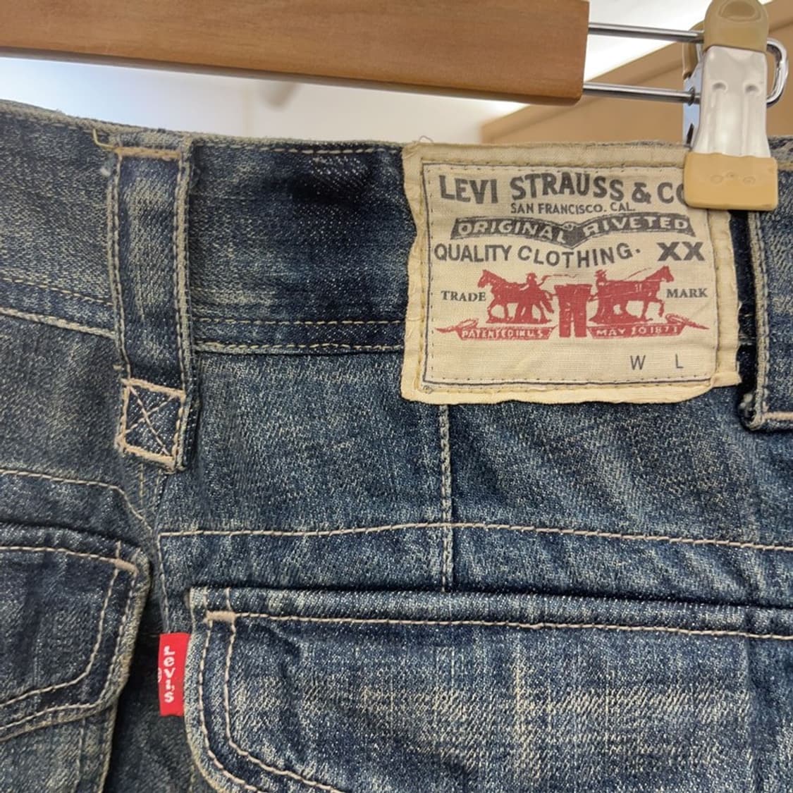 리바이스 희귀 올드스쿨 스트릿 키치 카고 데님팬츠 32인치 C09216 상품이미지5