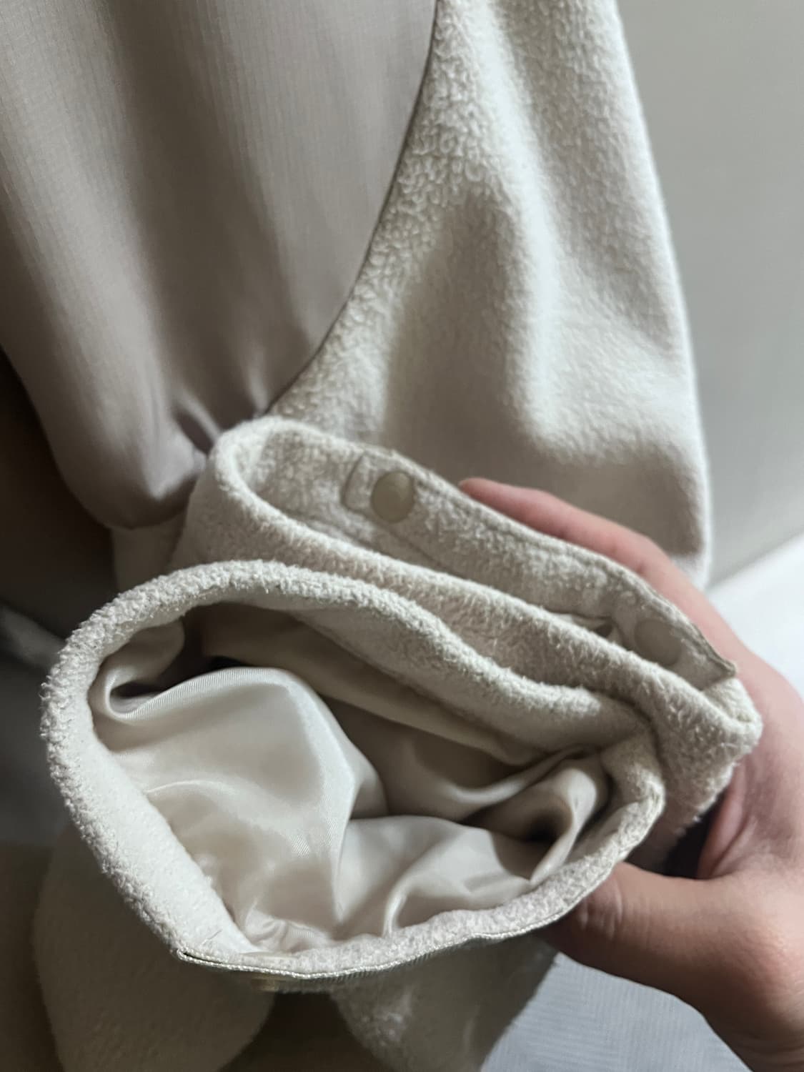 산산기어 플리스 자켓 베이지 상품이미지4