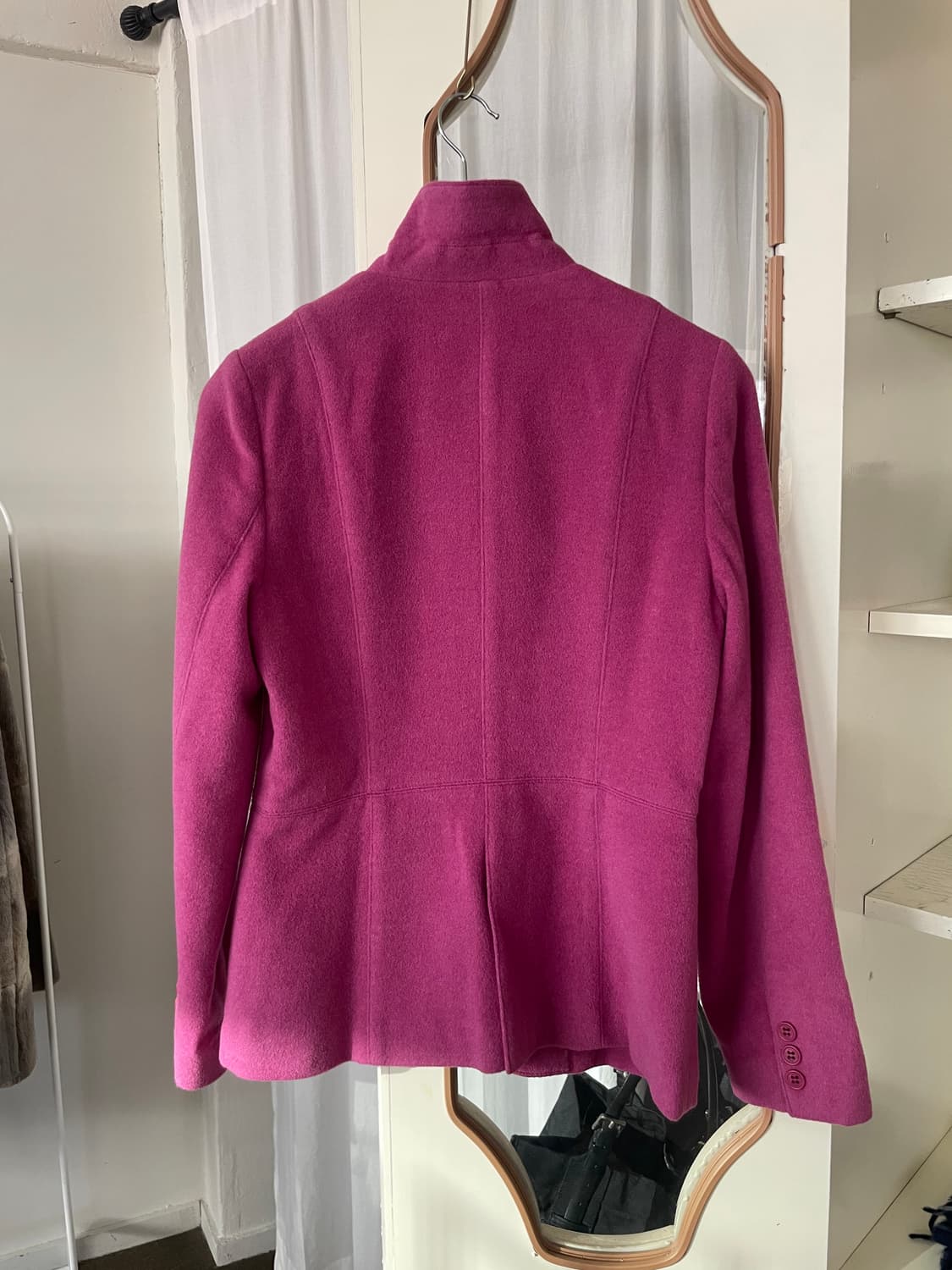 vintage plum wool jacket 상품이미지5