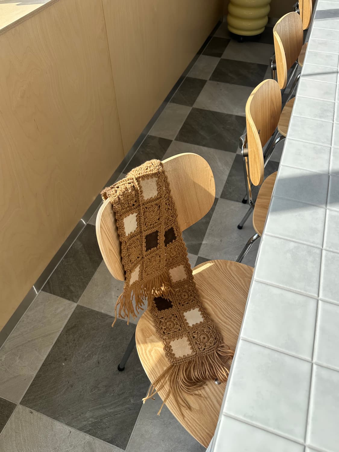 스웨이드 그래니 스퀘어 스카프 상품이미지2