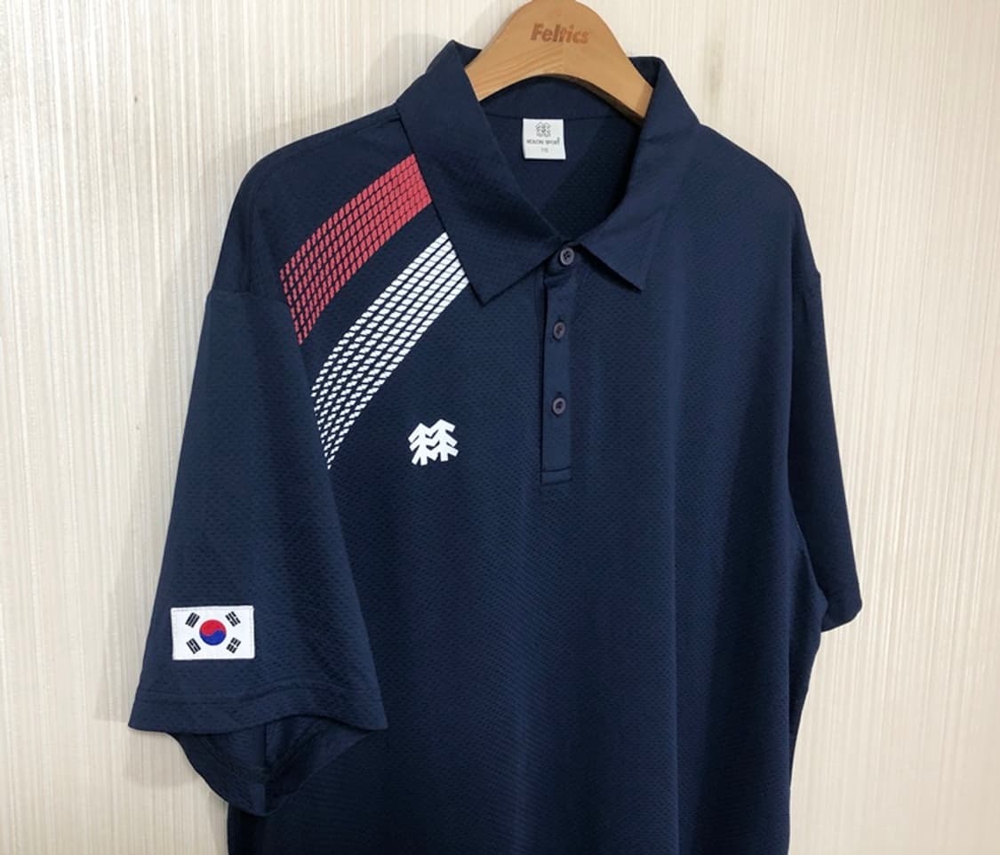 코오롱스포츠 대한민국 양궁국가대표 선수지급 시합용셔츠 115 김우진 상품이미지5