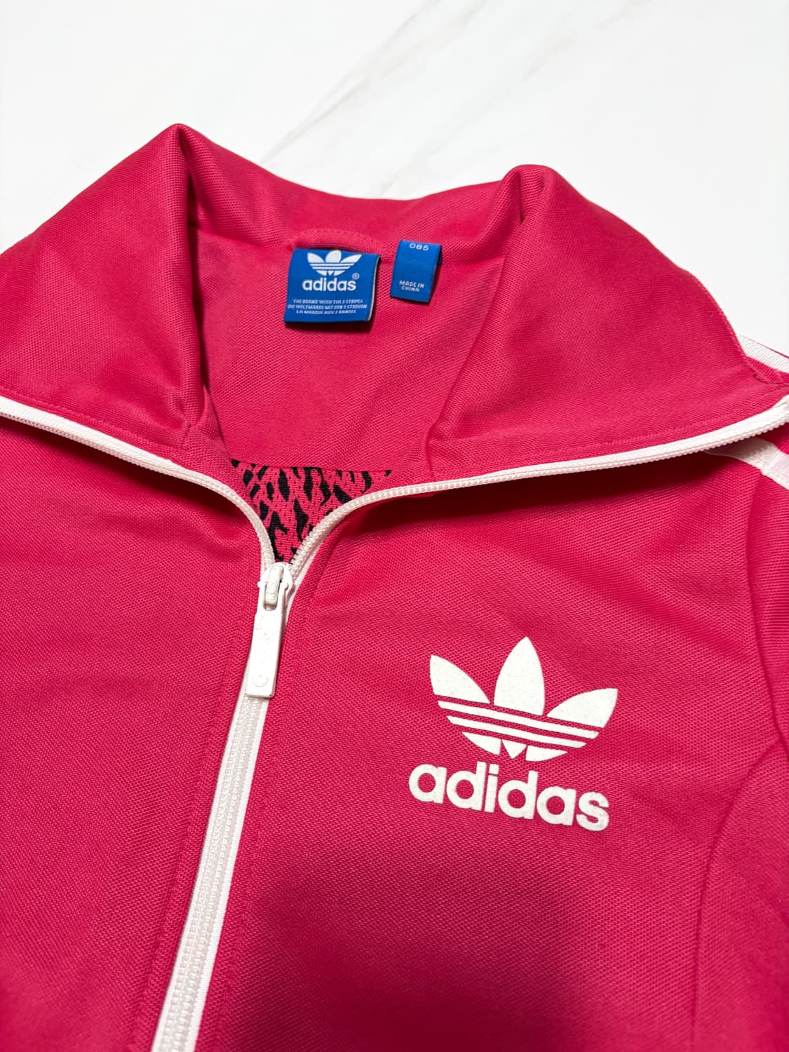 아디다스 파이어버드 유로파 레오파드 핑크 져지 셋업 상품이미지2