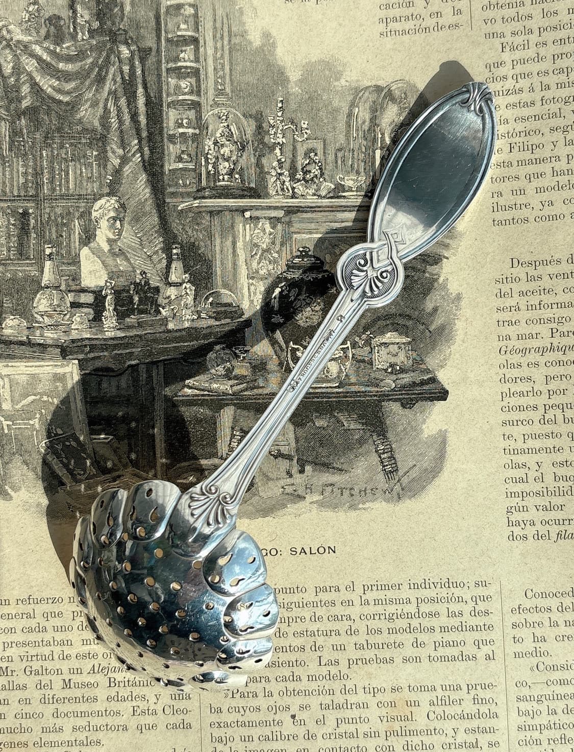 앤틱 실버플레이트 1847 ROGERS BROS 슈가 시프터 티스트레이너 상품이미지5