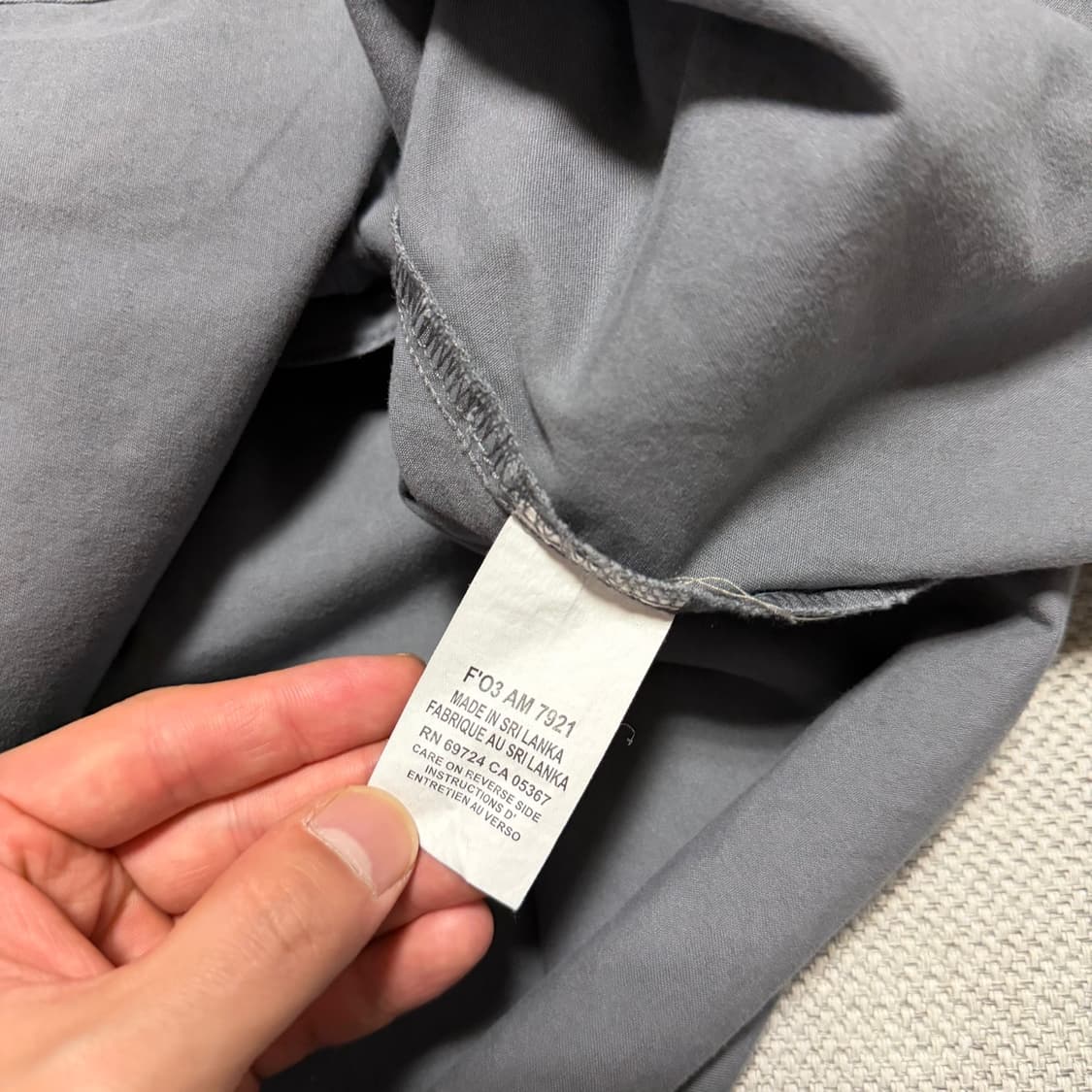 컬럼비아 USA 빈티지 그레이 셔츠 상품이미지3