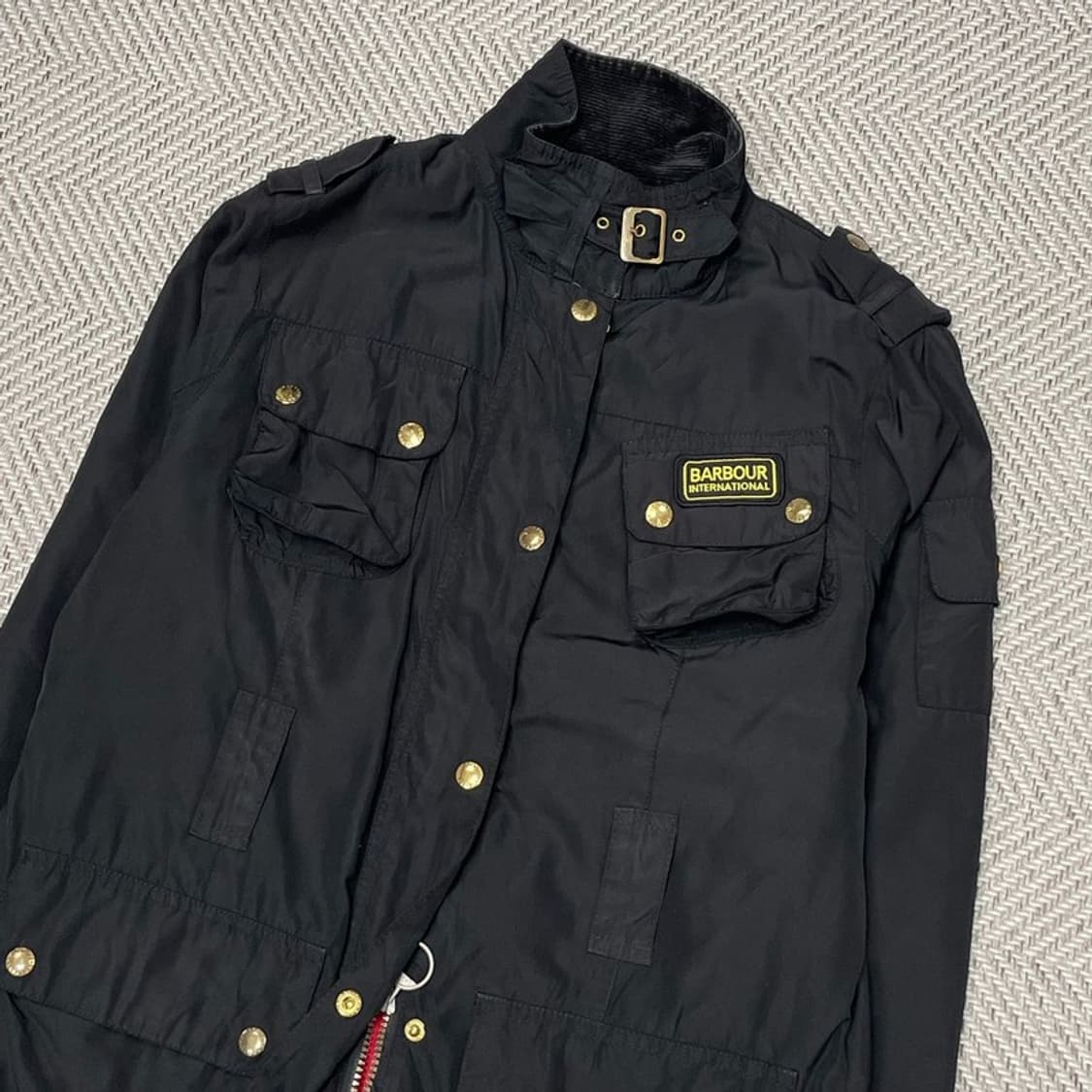 바버 로고 패치 자켓 v0455 상품이미지3