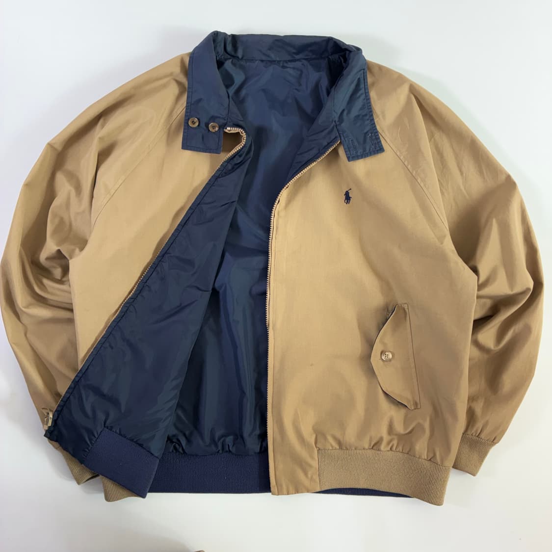 Polo 폴로 랄프로렌 00‘s 리버시블 폴리쉘 바라쿠다 자켓 상품이미지1