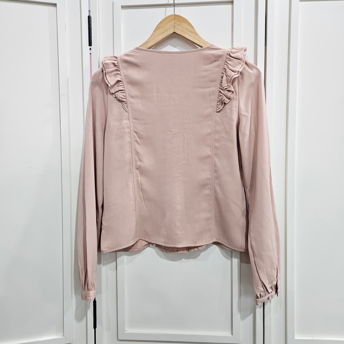 펜더리 레이스 프릴 블라우스 상품이미지6