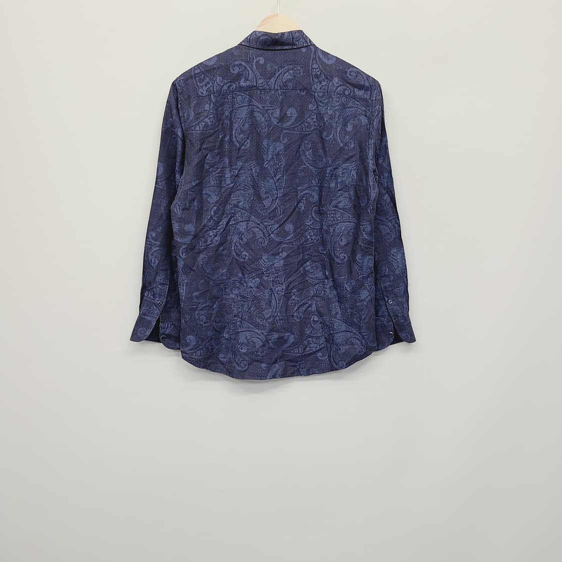 갤럭시 수젤로 알비니 린넨 페이즐리 셔츠 95 상품이미지5