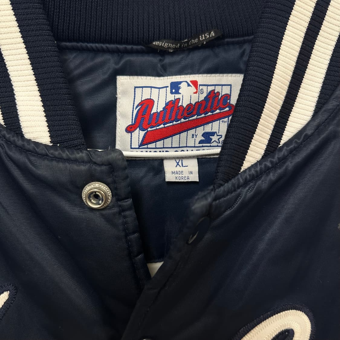 s급 스타터 성조기 오왼 뉴욕양키스 오버핏누빔자켓 XL105 상품이미지6