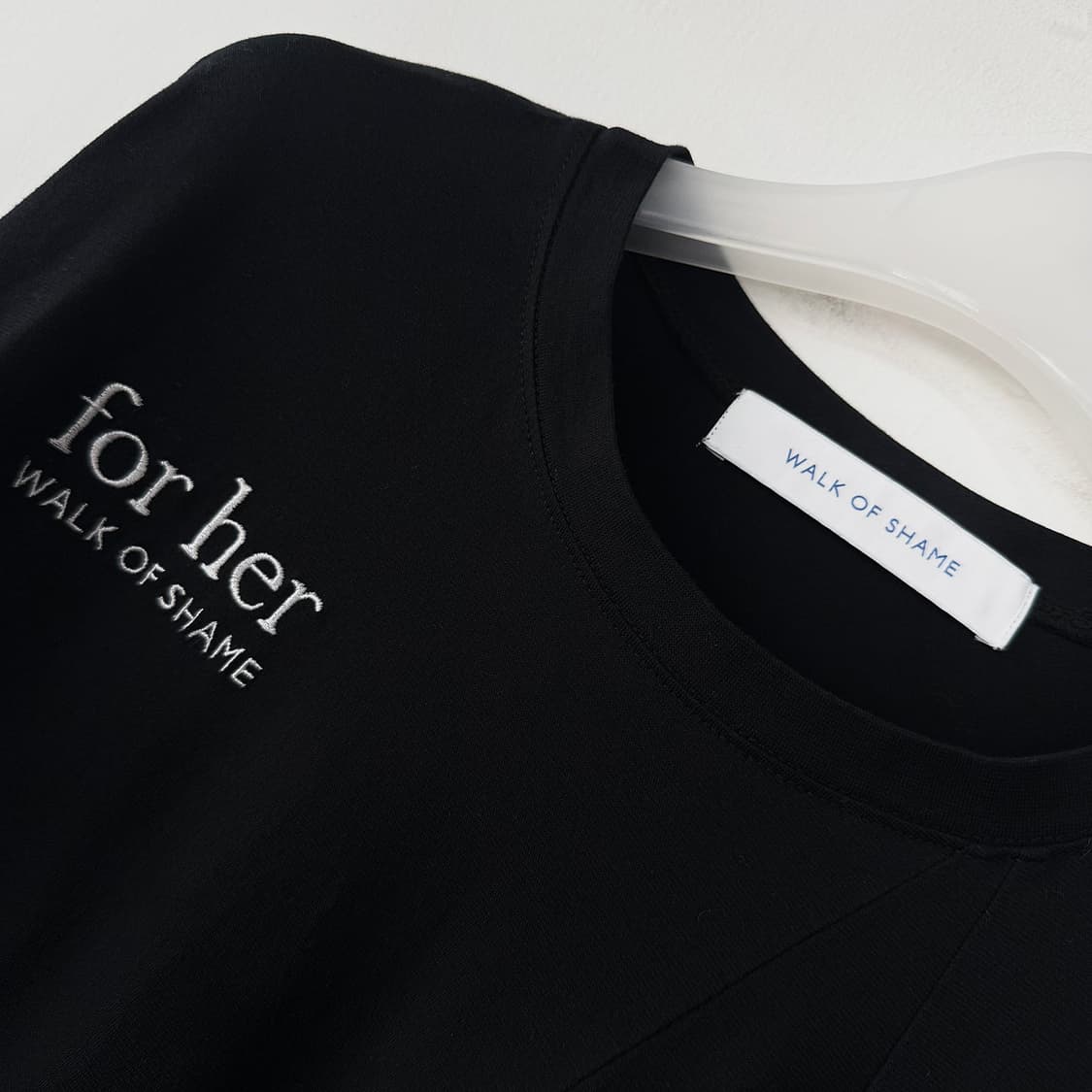 워크오브쉐임 WOS 레터링 티셔츠 상품이미지3