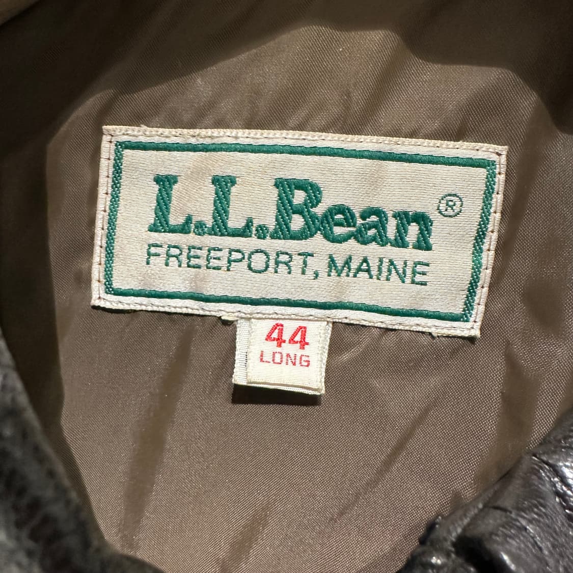 70‘s llbean 고트스킨 a-2 자켓 상품이미지5