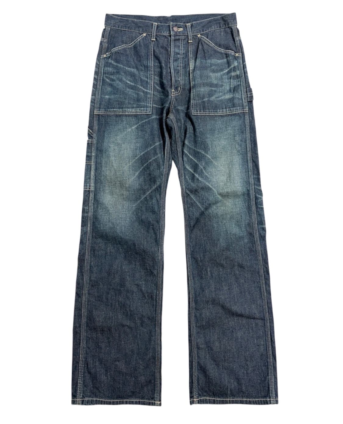 글램 3d 포켓 워시드 페인터 데님 팬츠 상품이미지5