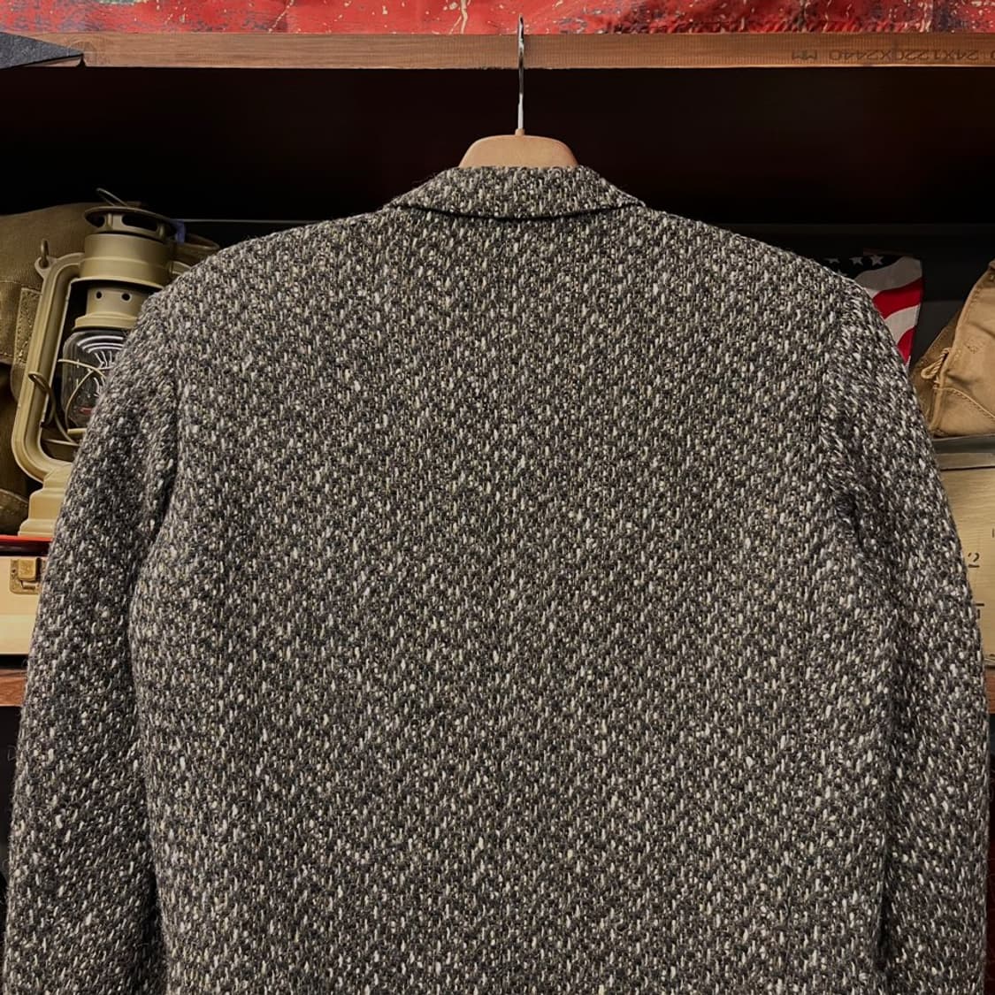 90s YSL 입생로랑 케이블 체크 패턴 테일러드 블레이져 N000 상품이미지4