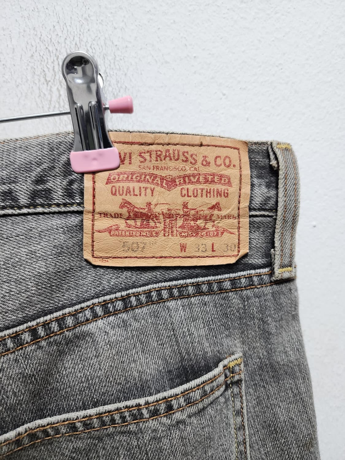 리바이스 507 슬림 부츠컷 데님  상품이미지3