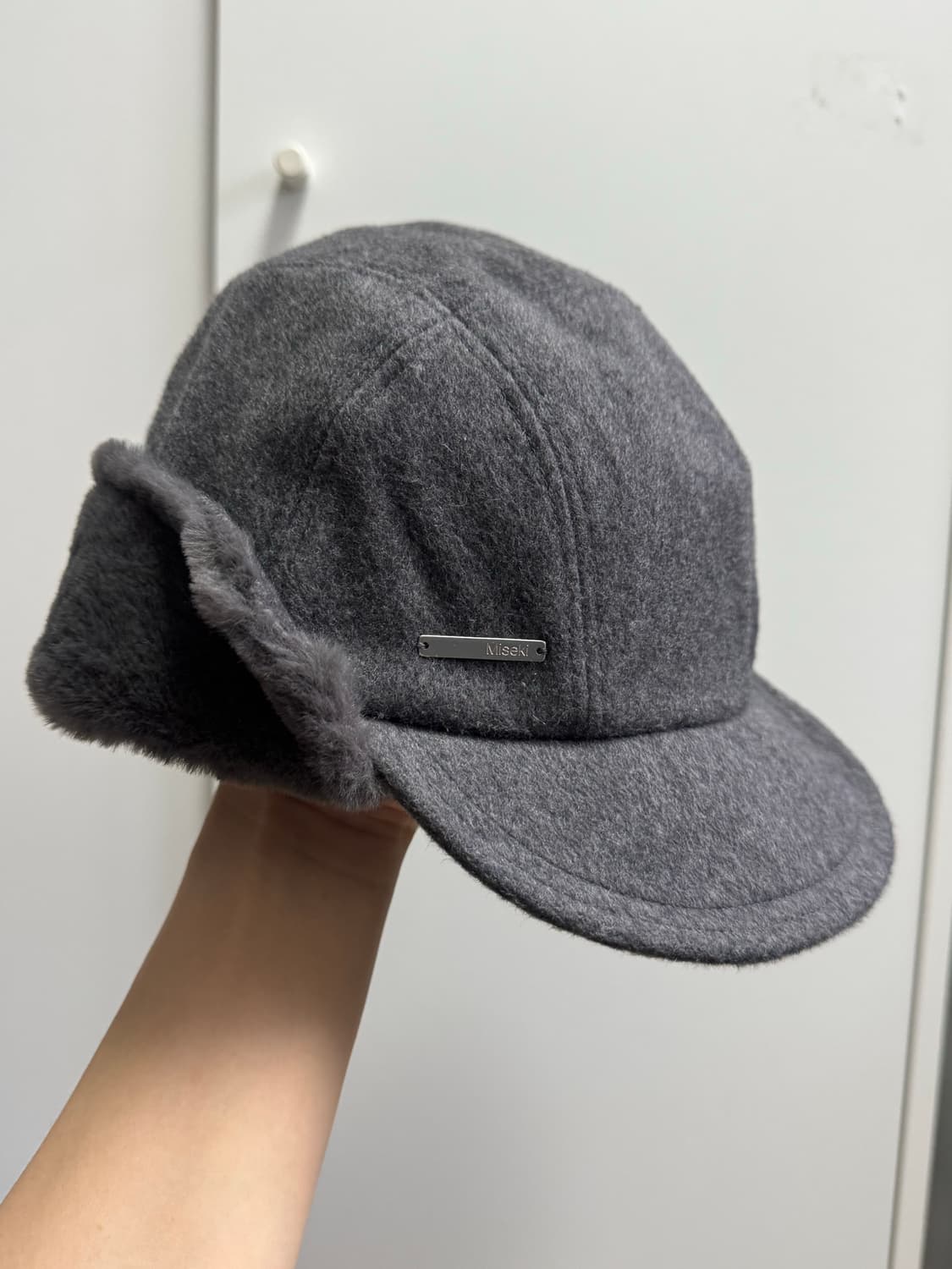 미세키서울 뉴스보이 캡 차콜 상품이미지1