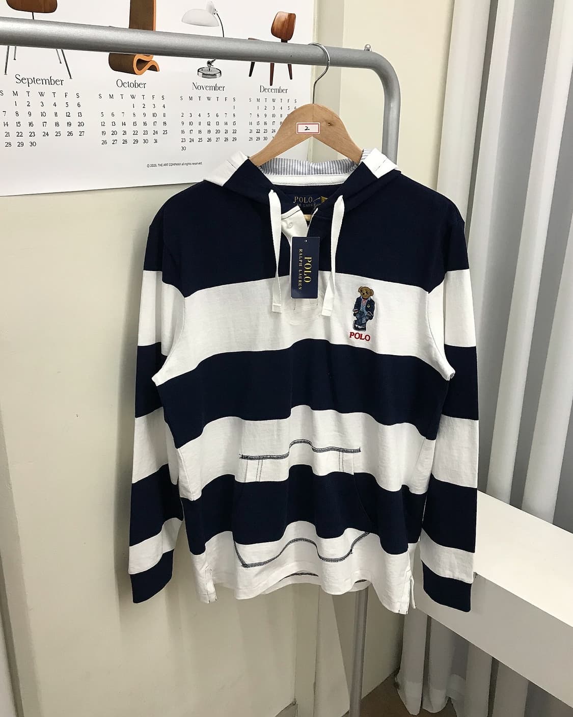 폴로 베어 저지 럭비 후드티 상품이미지1