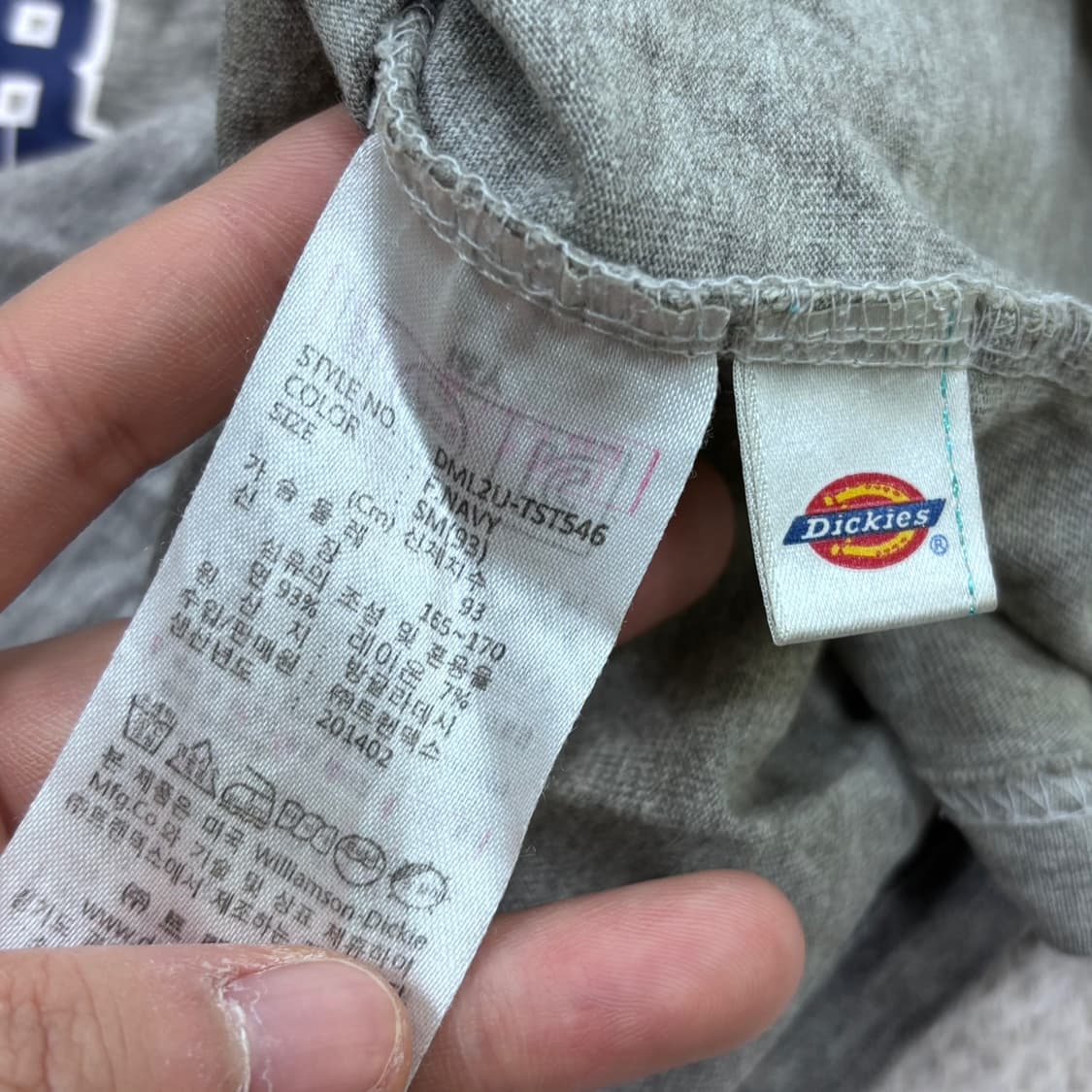 SM 디키즈 빅로고 반팔 티셔츠 0414E 상품이미지4