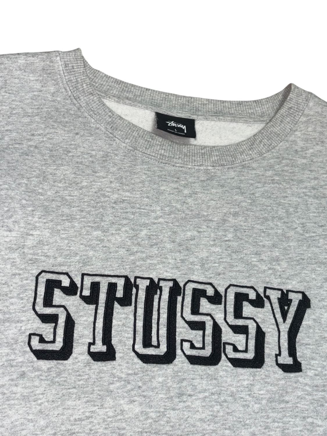 스투시 베이직 로고 맨투맨 스웻셔츠 상품이미지4