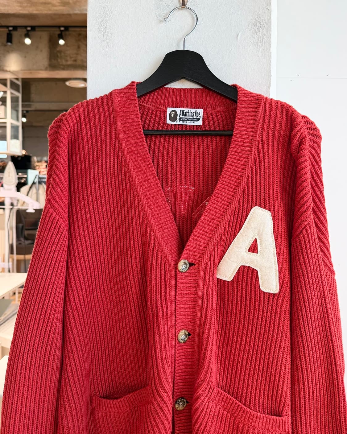 베이프 오렌지 컬리지 가디건  상품이미지3