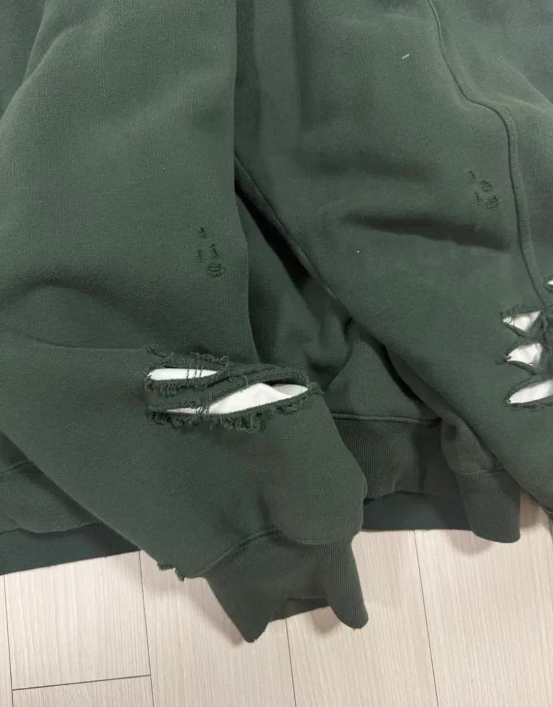 발렌시아가 디스트로이드 데미지 후드 상품이미지7