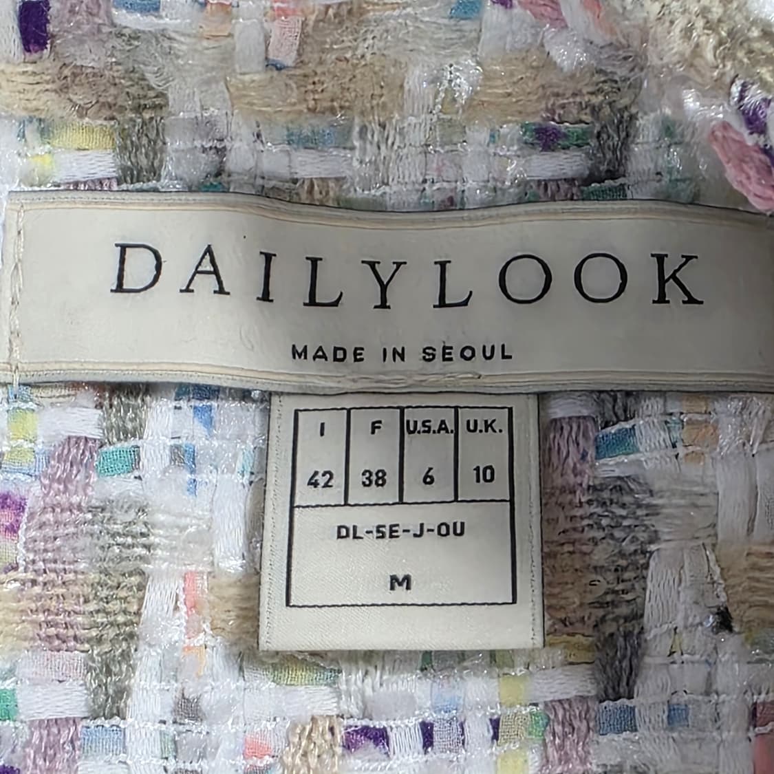 1320데일리룩 트위드 원피스 M / 세미정장 오피스룩 상품이미지5