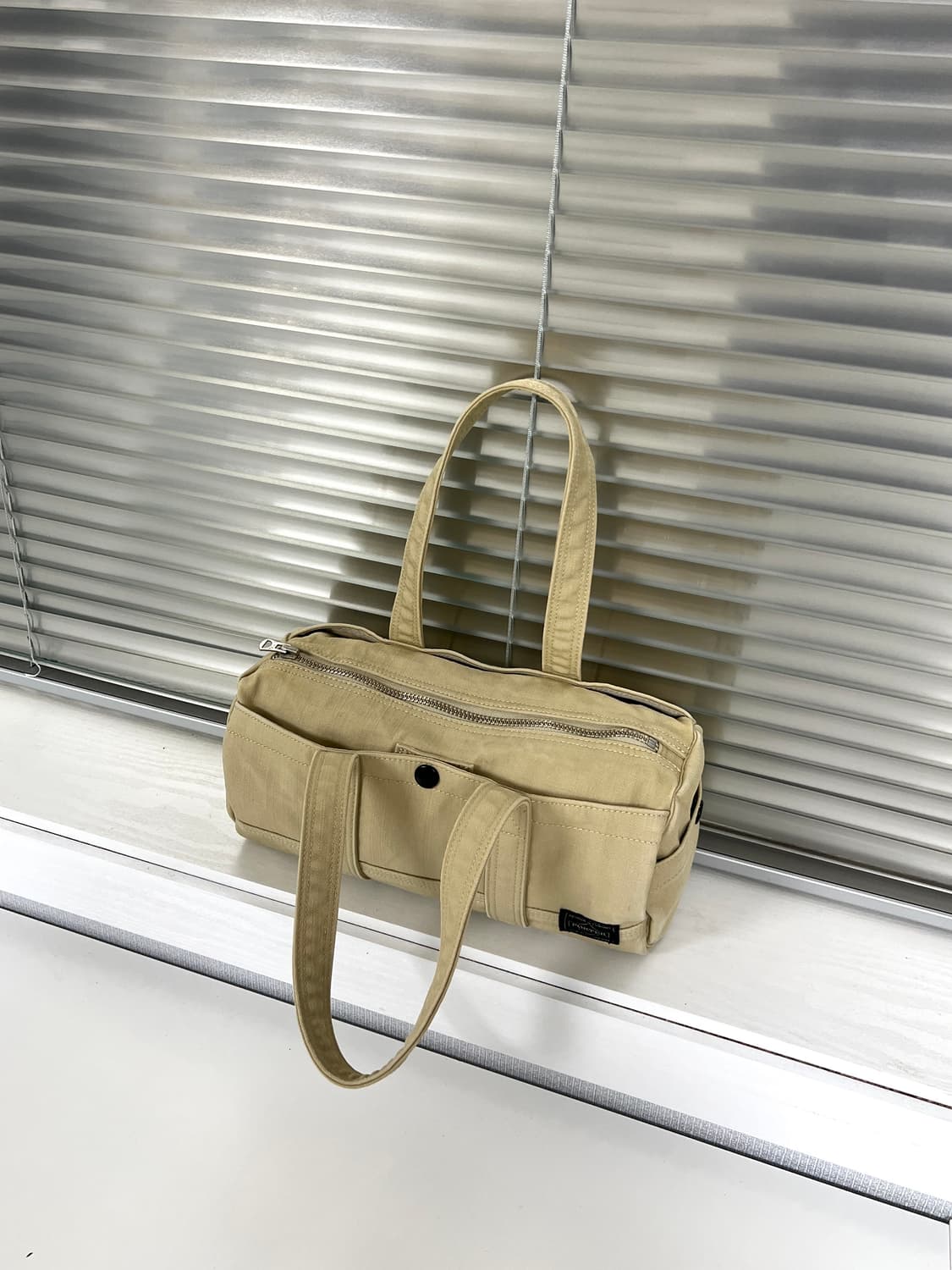 PORTER-CANVAS BOSTON BAG M (Beige) 상품이미지6