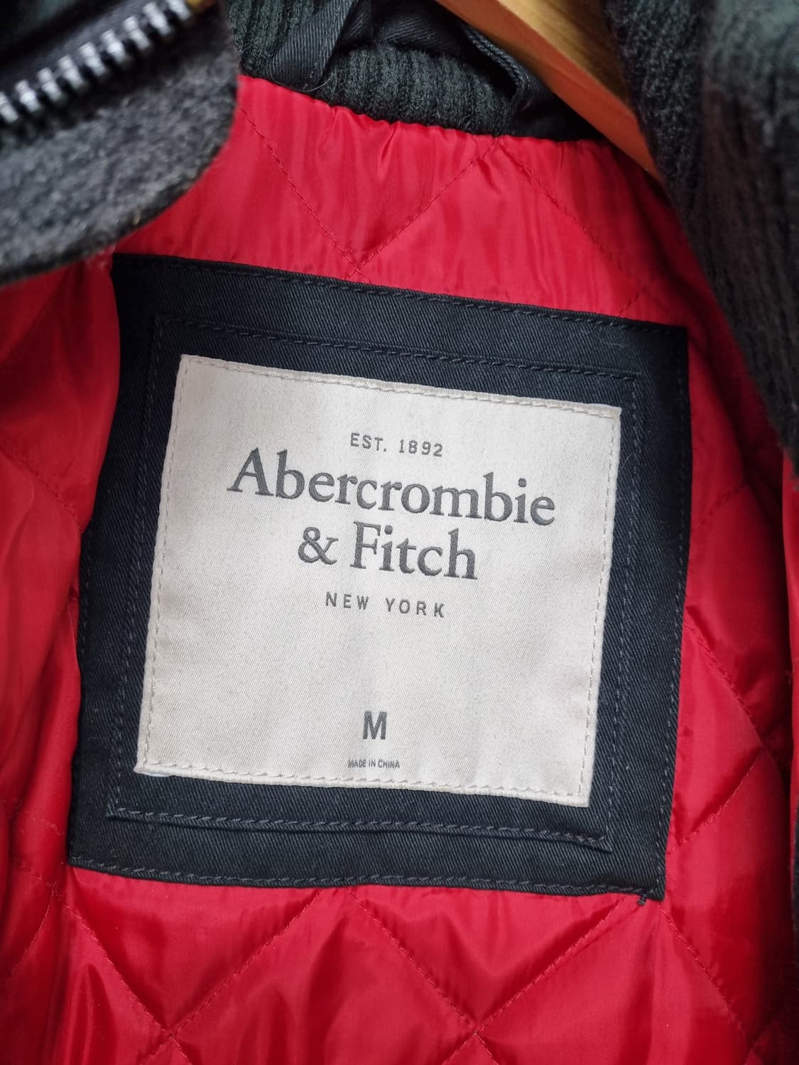 아베크롬비 남성 누빔 집업자켓 상품이미지6