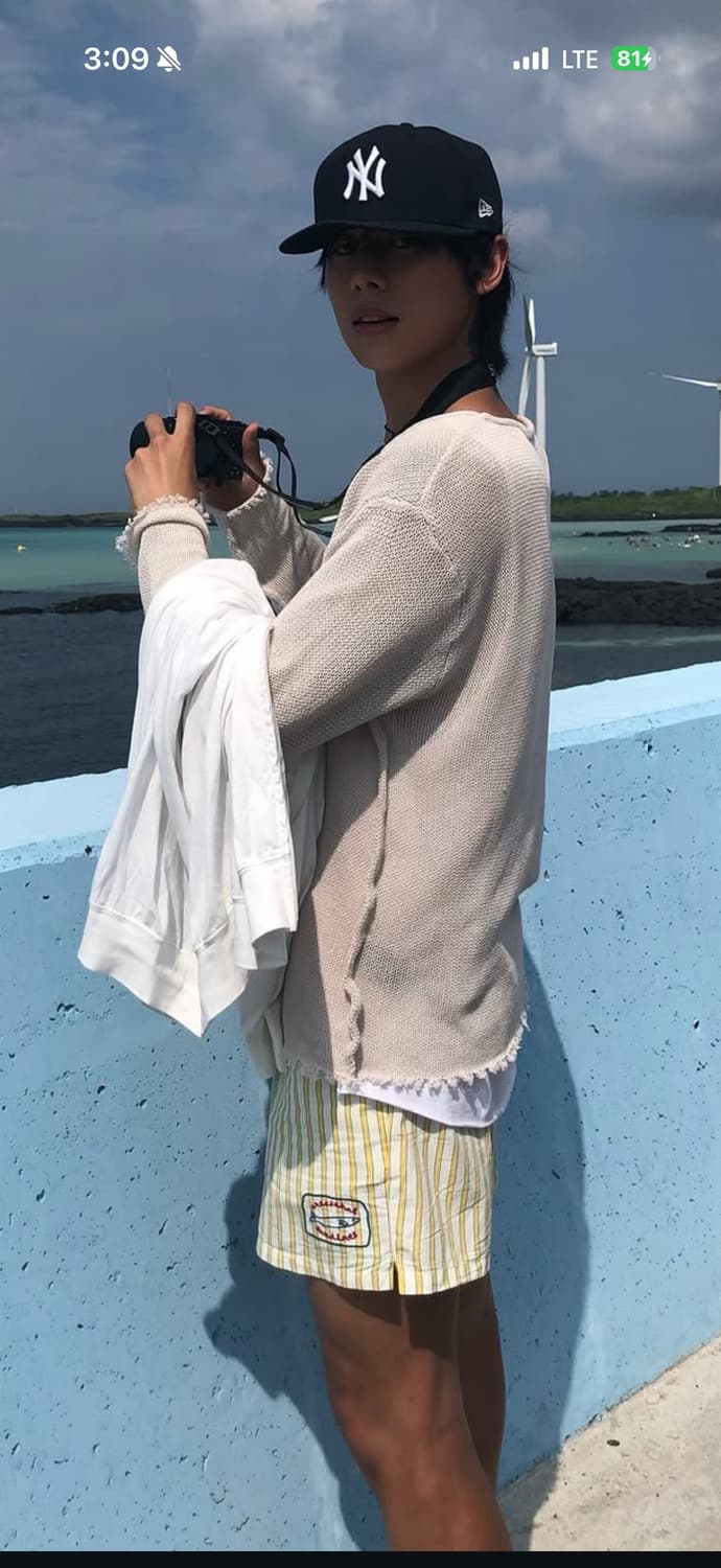 자라 스트라이프 자수 쇼츠  상품이미지5