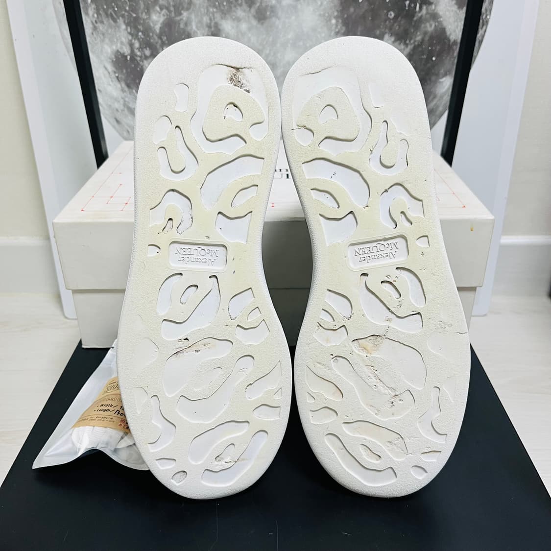 정품 40) 알렉산더 맥퀸 블루탭 오버솔 스니커즈 255~260 상품이미지5