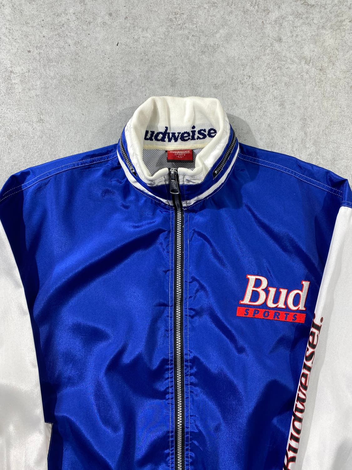 [L-XL] 90s Budweiser 버드와이저 스포츠 올드스쿨 윈드자켓 상품이미지2