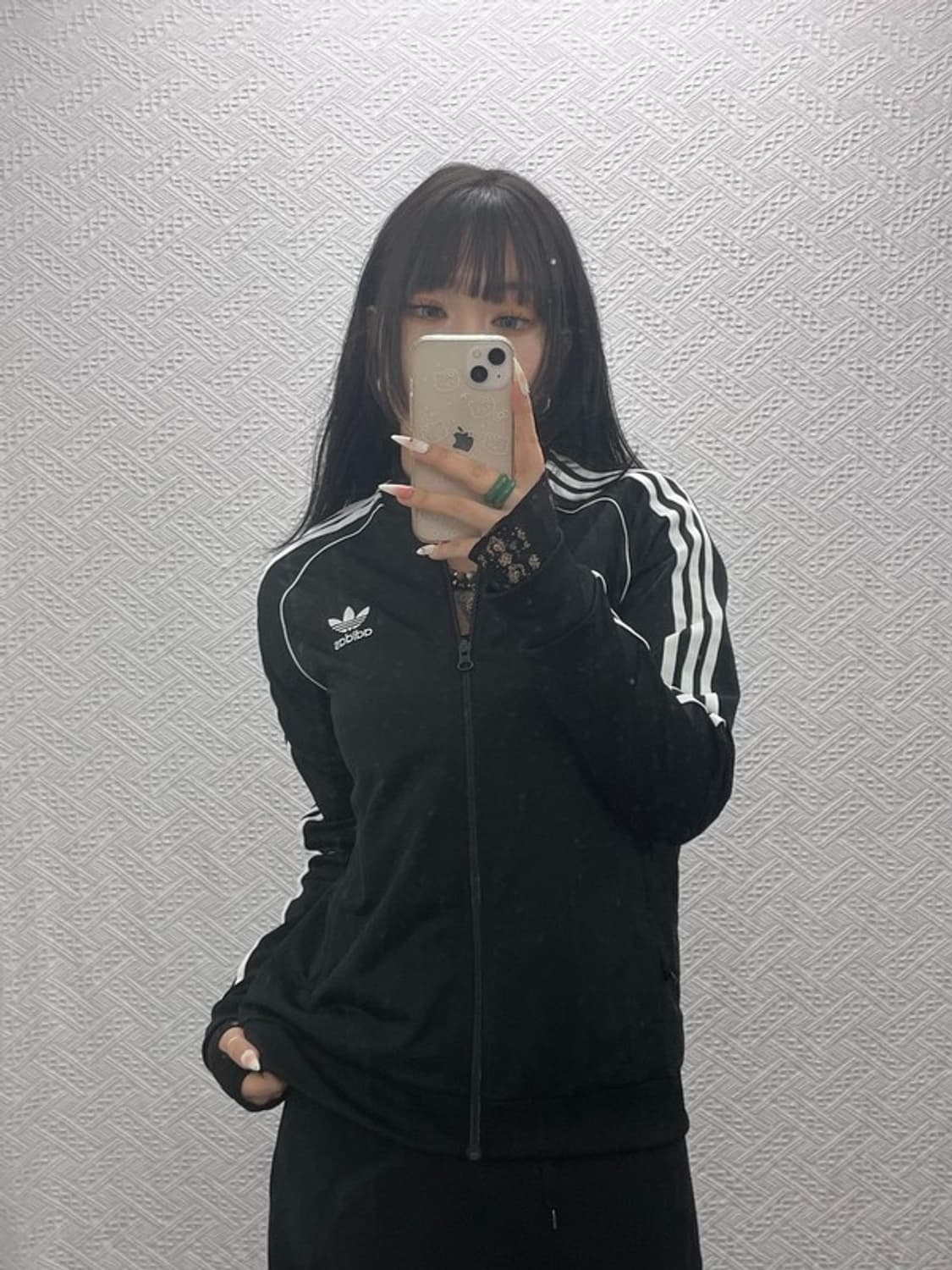 아디다스 Y2K 레트로 빈티지 슈퍼스타 져지 집업 160 C09371 상품이미지2