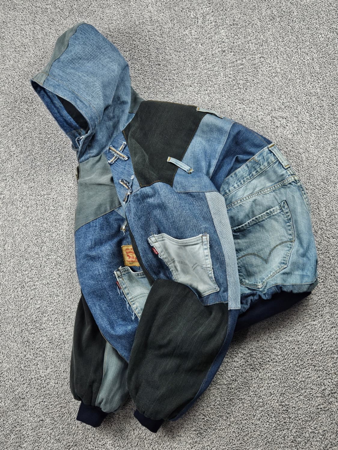 리바이스 리빌드 패치워크 커스텀 데님 자켓 (상세설명참조) / 10175 상품이미지3