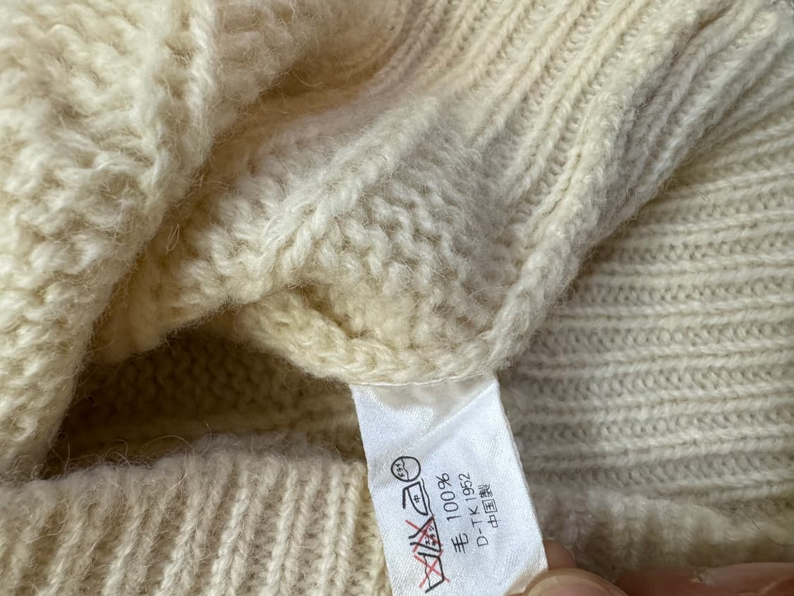 빈티지 피셔맨 울 니트 상품이미지4