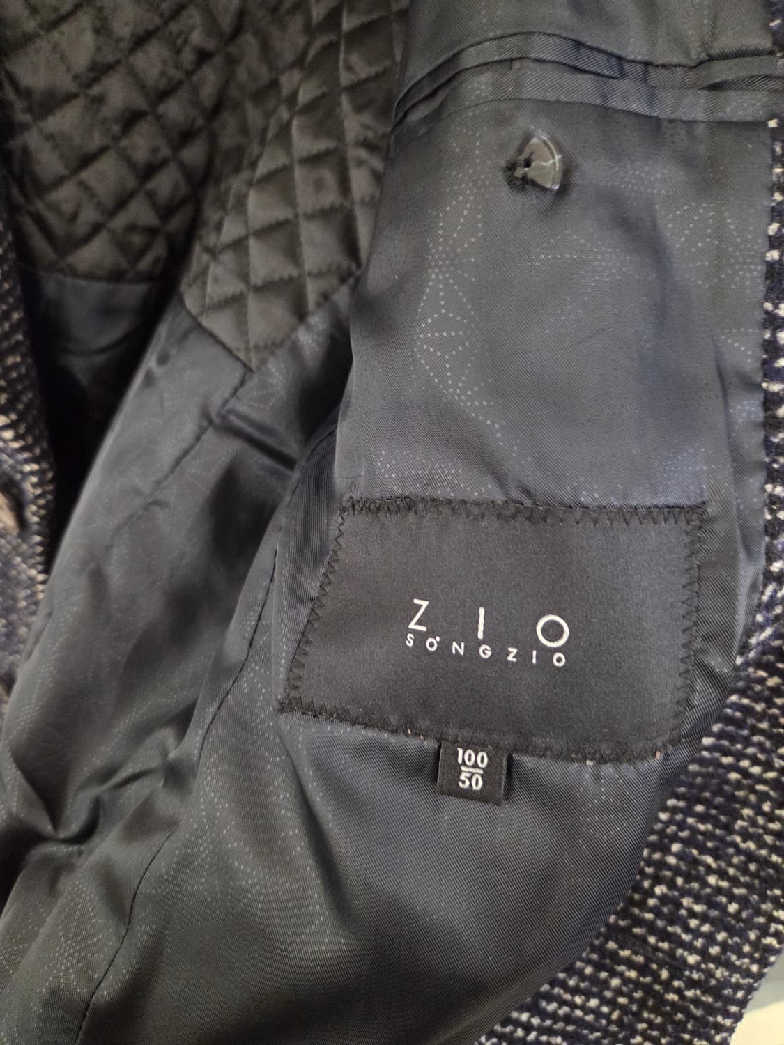 송지오 헤링본 코트 상품이미지3