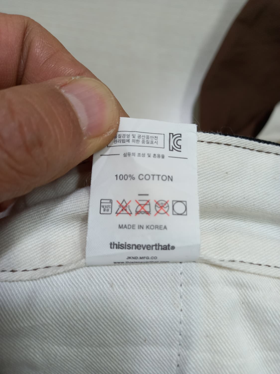33-34 Thisisneverthat Kor 일자 치노 33-444 상품이미지9