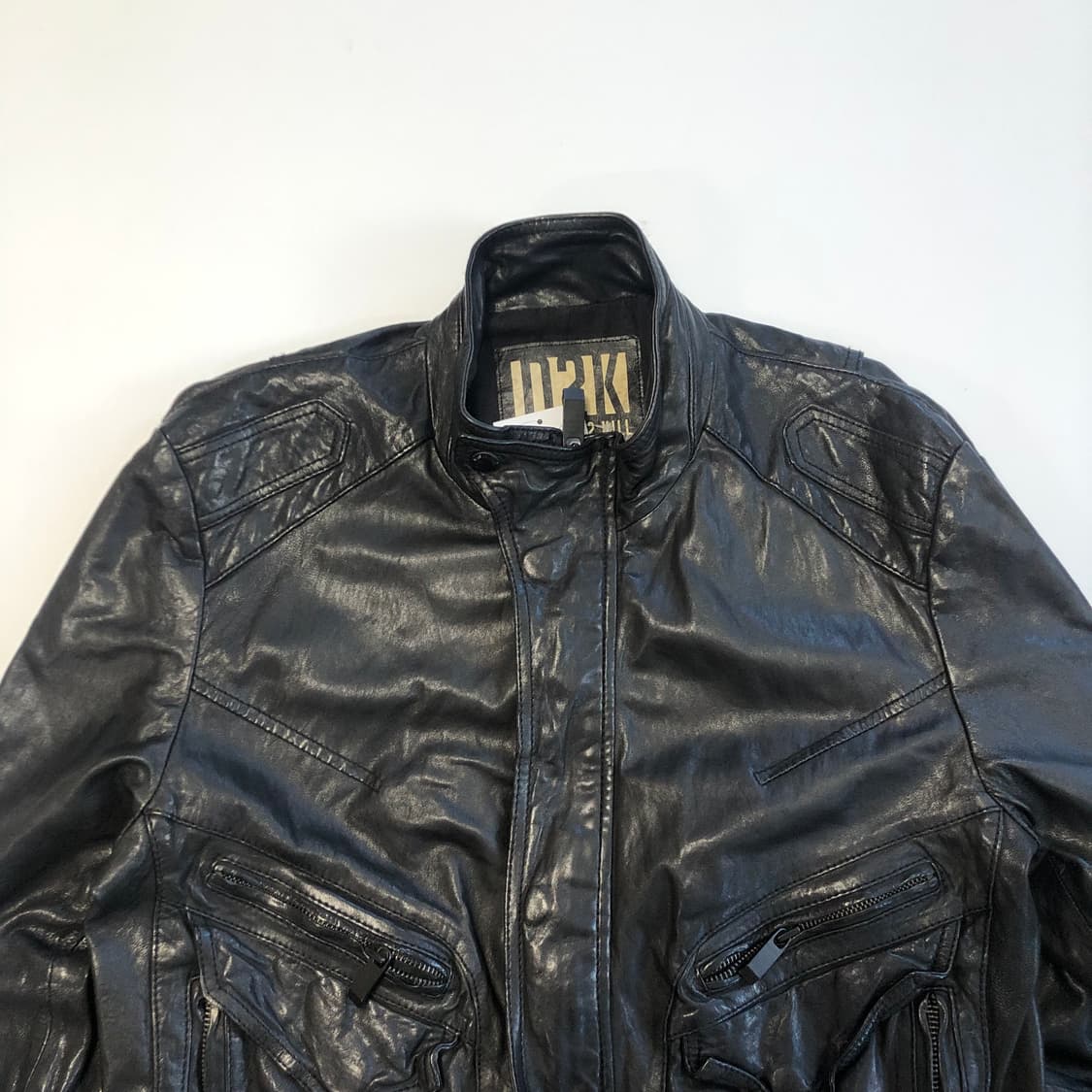 D2K 에디슬리먼맛 램스킨 레더자켓 상품이미지5