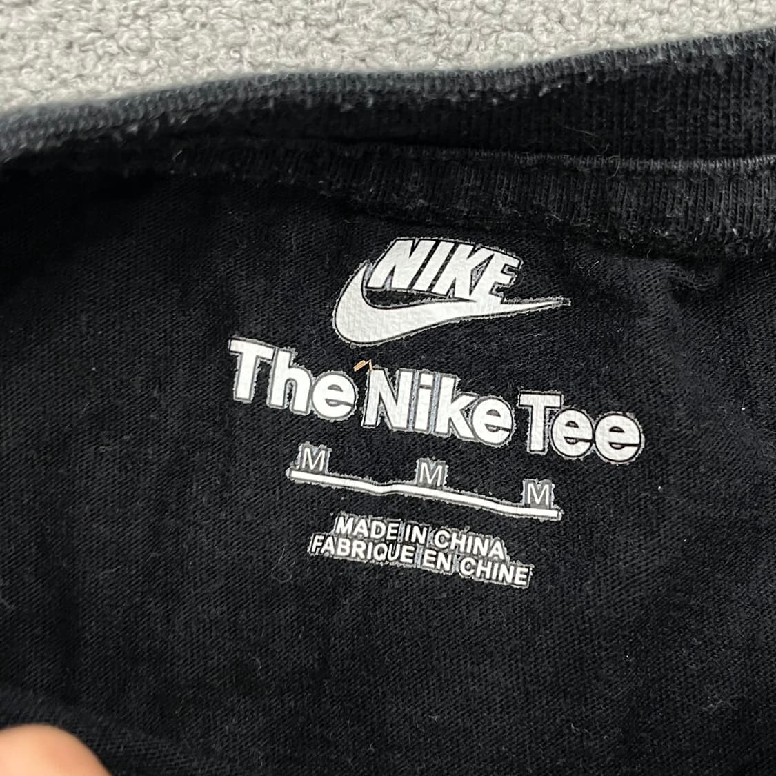 M 나이키 블랙 퍼스널 반팔 티셔츠 상품이미지4