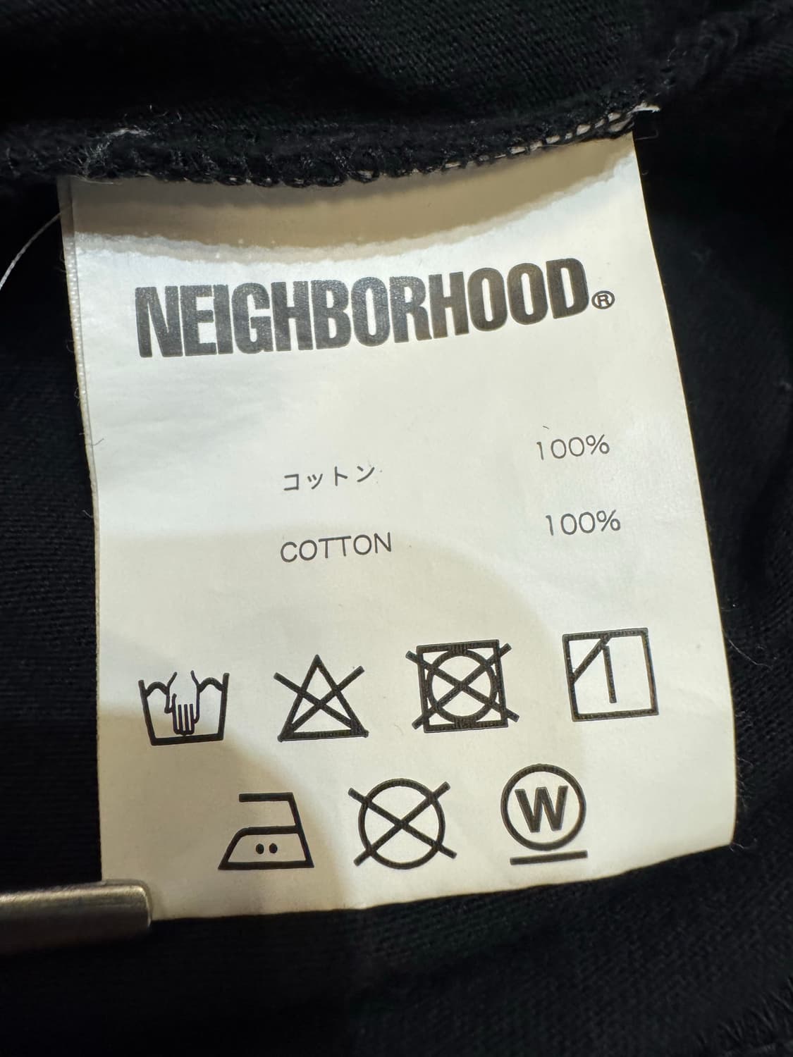 [L] 네이버후드 본 프린트 롱슬리브 블랙  상품이미지9